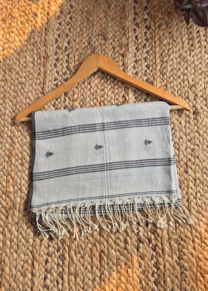 Grey Small Buti Jamdani Dupatta
