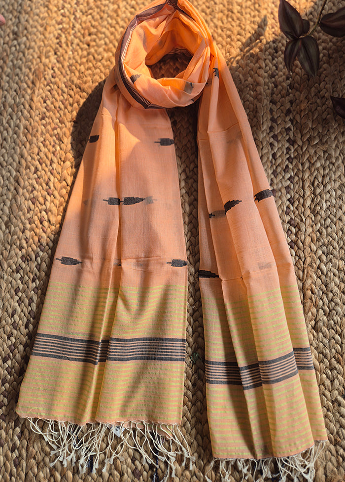 Dual Color Orange Jamdani Dupatta