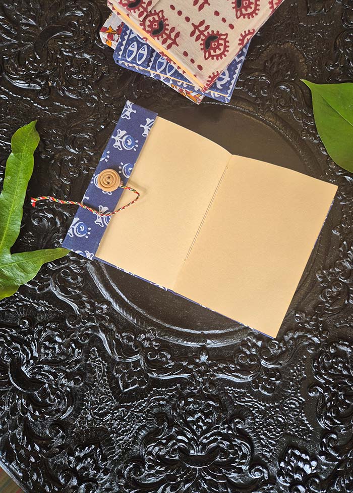 Diary With Leaf Print - Small