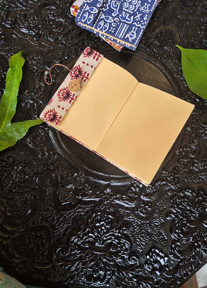 Diary With Leaf Print - Small