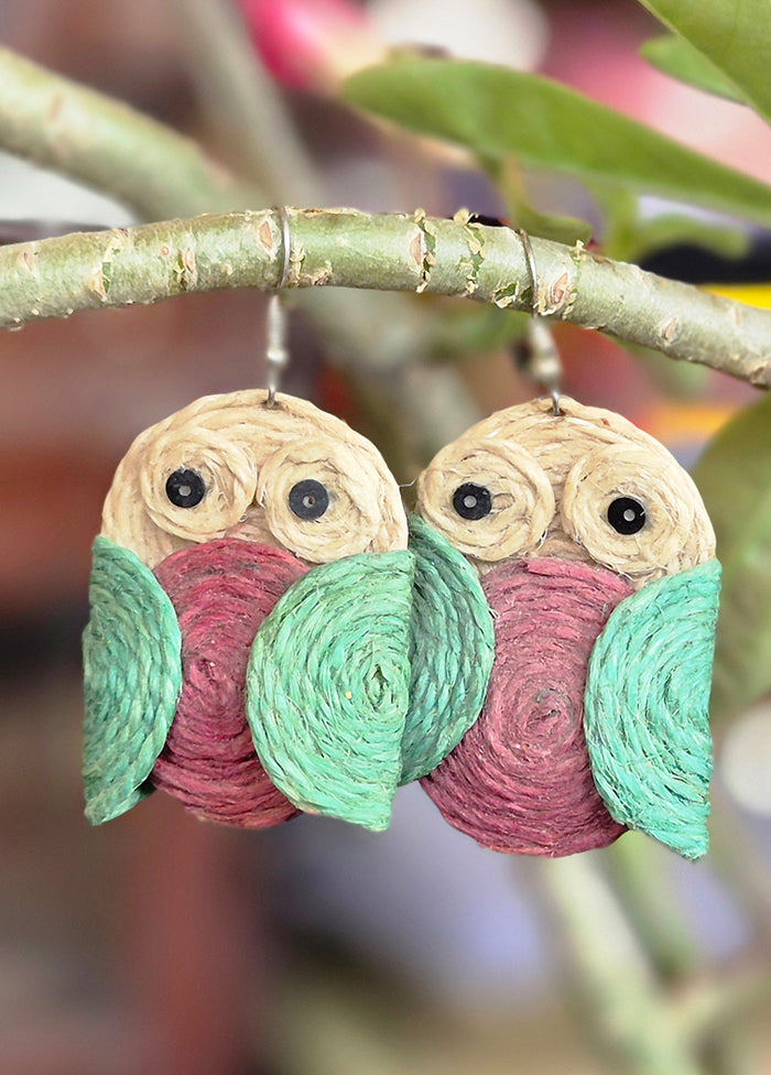 Medium Size Owl Danglers