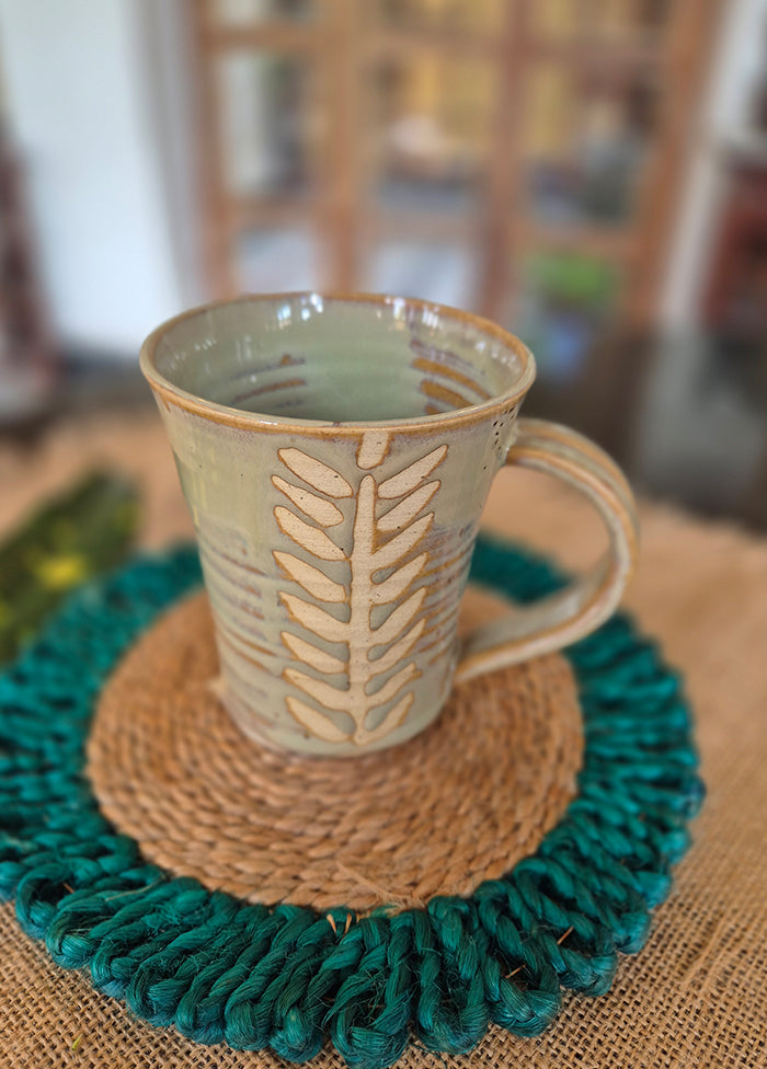 Leaf Printed Coffee Mug