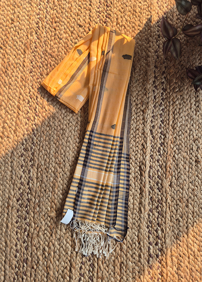Dark Orange Jamdani Dupatta